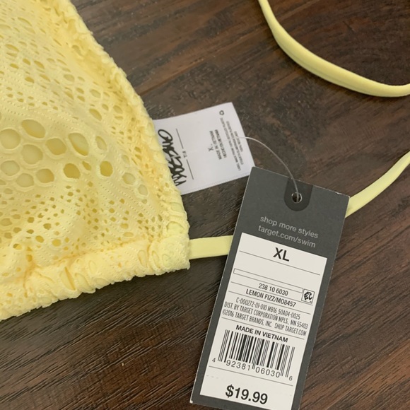 Women’s yellow bikini nwt! XL top Medium bottom - Picture 3 of 5